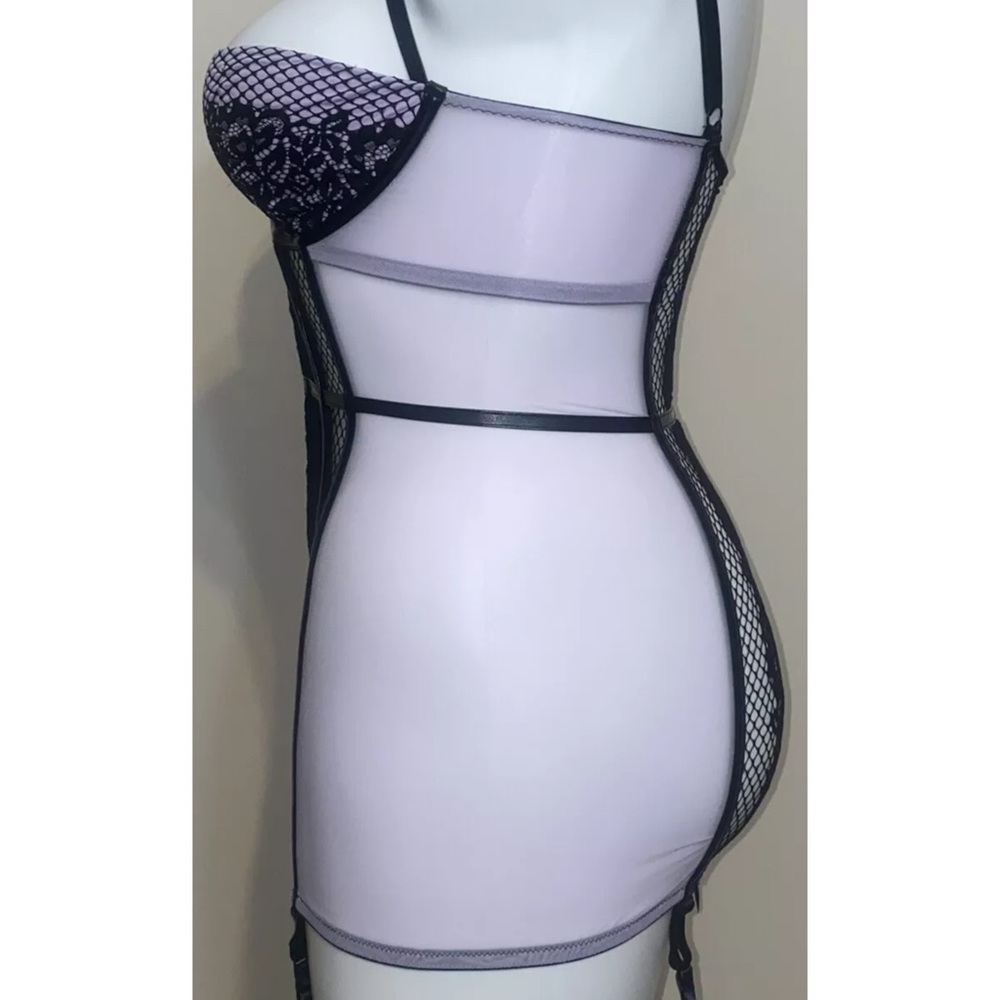 Victoria's Secret Bustier/Corset 36D, Violet, NWT - Picture 9 of 15